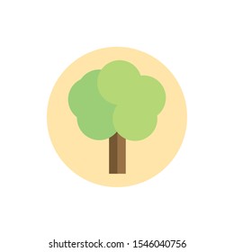 tree forest environment green energy block icon vector illustration