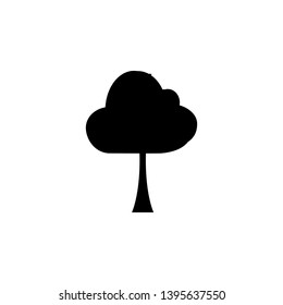 tree forest icon sign signifier vector