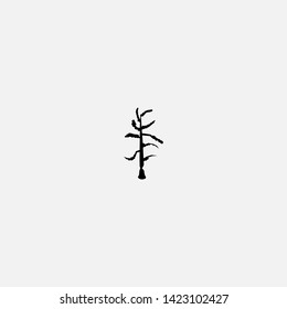 tree forest icon sign signifier vector