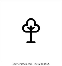 Symbol für Baumwald, Vektorgrafik