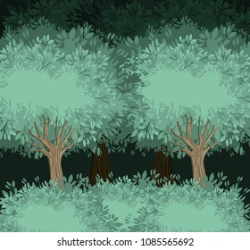 tree forest landscape blurred colors