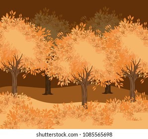 tree forest landscape blurred colors