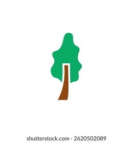 Tree forest plant vector logo design
