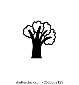 Projeto do logotipo do vetor de planta de floresta de árvores