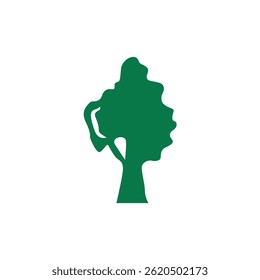 Tree forest plant vector logo design