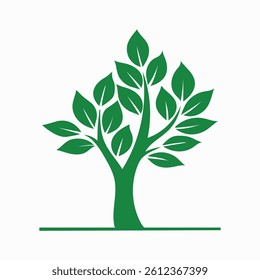 Tree and forest silhouettes - Vector illustration collection
