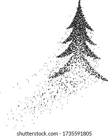 Baum, gebildet durch eine magische Spur von Flugpunkten