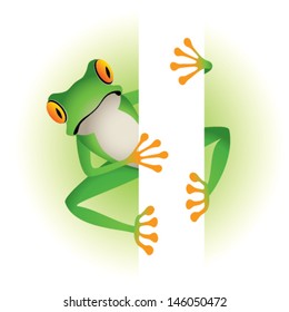 Tree frog border