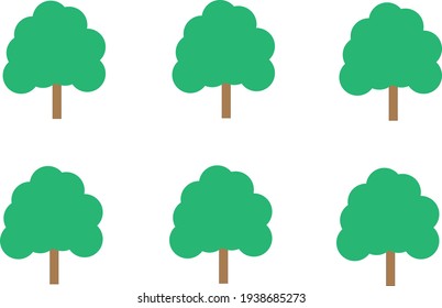 Tree graphic design icons