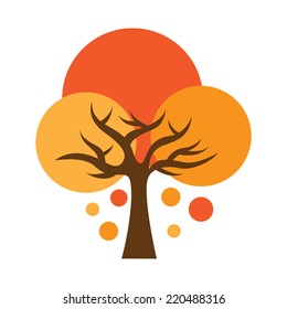 tree graphic design , vector illustration