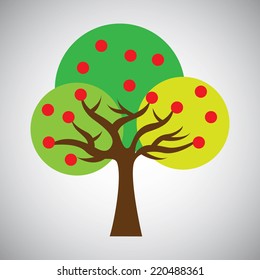 tree graphic design , vector illustration