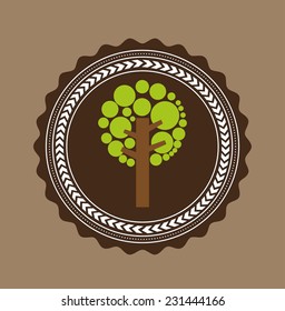 tree graphic design , vector illustration