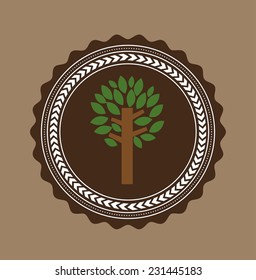tree graphic design , vector illustration