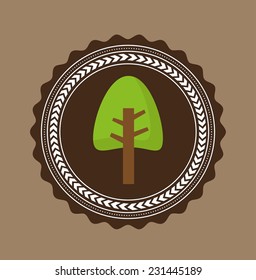 tree graphic design , vector illustration