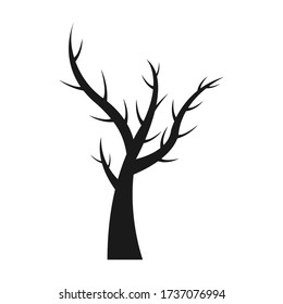 Tree. Graphic template. Vector illustration
