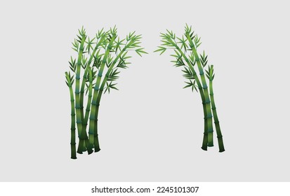 Tree and grass design eps vector