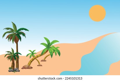 Tree and grass design eps vector