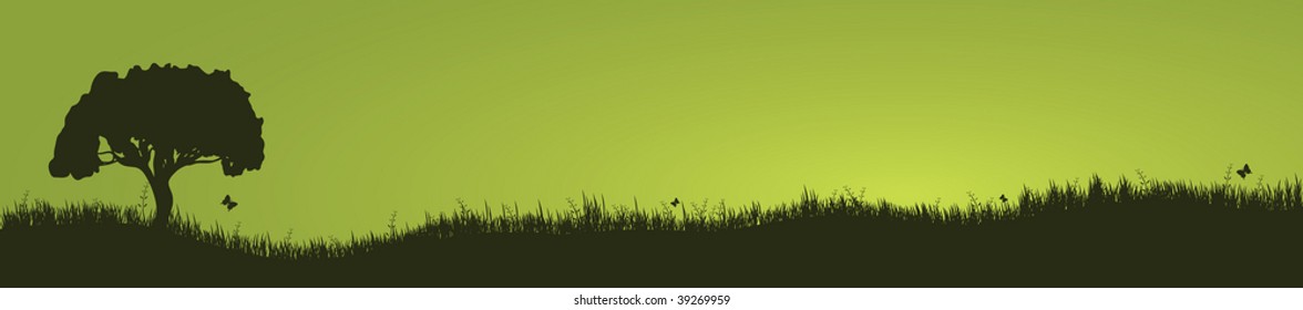 tree and grass landscape