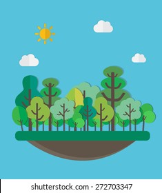 tree , green concept , vector