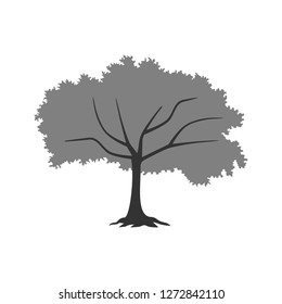 tree green hill vector with tree vector illustration design landscape