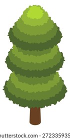 Un árbol con hojas verdes y un tronco marrón