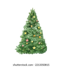 Tree green new year christmas decor fir
