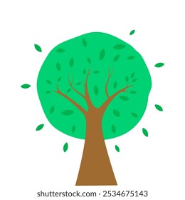 tree green vector eps illustration
