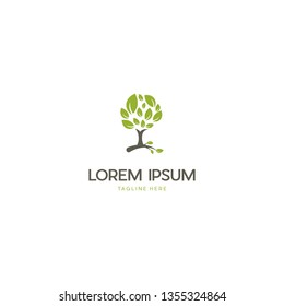 Tree Growth Creative Logo Design