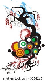 Tree grunge background series. Check my portfolio for more of this series as well as thousands of other great vector items.