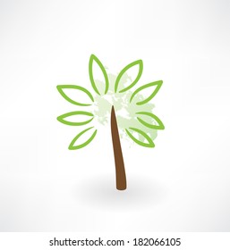 tree grunge icon