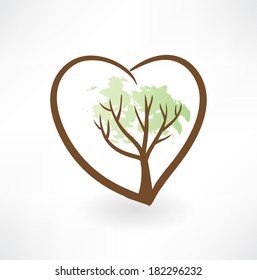 tree grunge icon