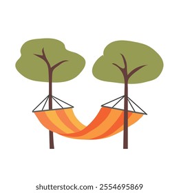 Tree hammock icon clipart avatar logotype isolated 