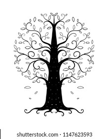 tree hand drawn