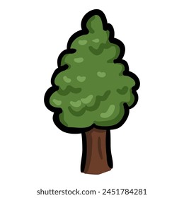 Tree Hand Drawn Doodle Icon