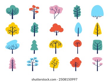 Conjunto de elementos de ilustración dibujado a mano