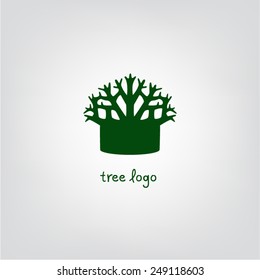 tree hand logo eco