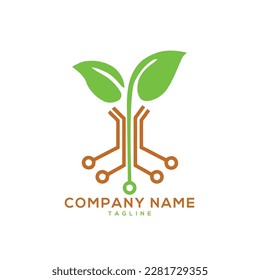 tree health logo technology design