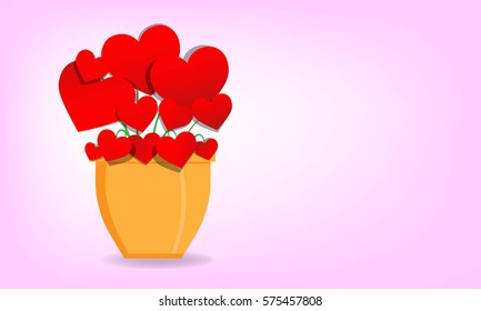 tree heart planting in pots