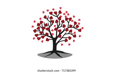 Tree of Heart Vector