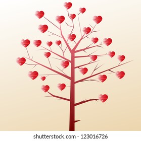 A tree of hearts