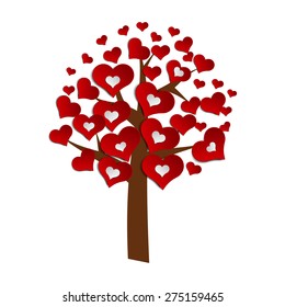 Tree of hearts instead of leaves.
