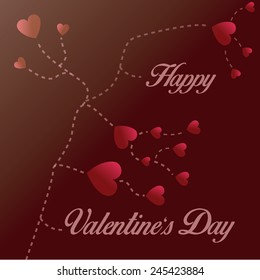 a tree with a lot of hearts and text for valentine's day