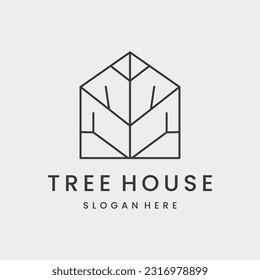 Tree House business logo vector, Brand Identity Logos design, modern logo
