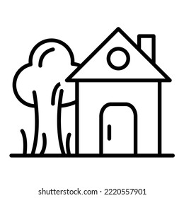 Tree House icon vector image. Can also be used for web apps, mobile apps and print media.