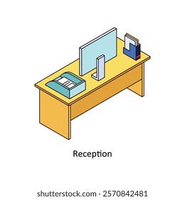 Tree House isometric Colored illustration. EPS File stock illustration