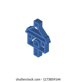 Tree House isometric left top view 3D icon
