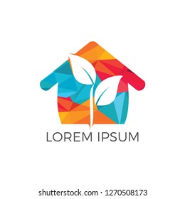 Tree House logo design. Minimal tree house logo company and business.