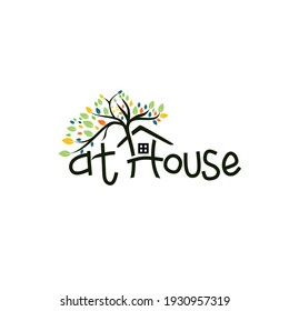 tree house logo design. simple and modern concept.