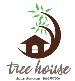 TREE HOUSE LOGO DESIGN TEMPLATE