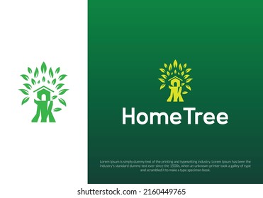 tree house logo design. logo template